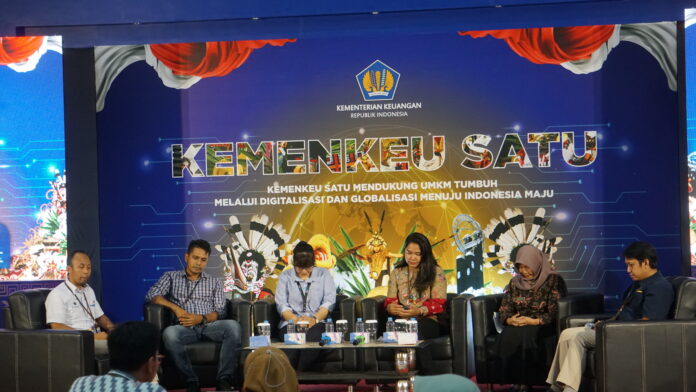 Kemenkeu menggelar talkshow terkait implementasi Kartu Kredit Pemerintah (KKP) Domestik sebagai terobosan baru di Aula Kantor Wilayah Perbendaharaan Kalimantan Barat, Kamis (9/2/2023)