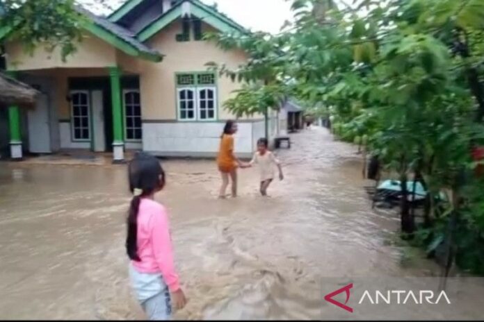 Banjir di Sektong Lombok