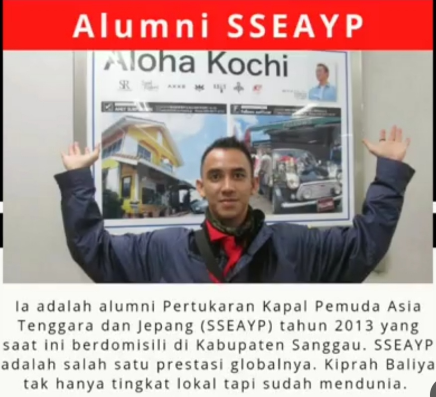 Baliya Tiakh Alqadr juga pernah menjadi alumni SSEAYP/dok pribadi