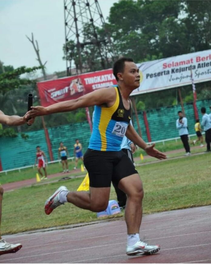 Mardiansyah Herman, atlet pelari asal Bengkayang yang kini menjadi Ketua KONI Bengkayang/pribadi