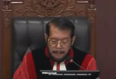 Ketua Hakim Mahkamah Konstitusi, Anwar Usman. (Istimewa)