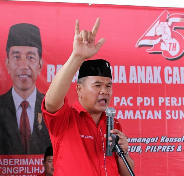 Agus Sudarmansyah Ketua DPC PDI-P dan juga Ketu DPRD Kabupaten Kubu/IST